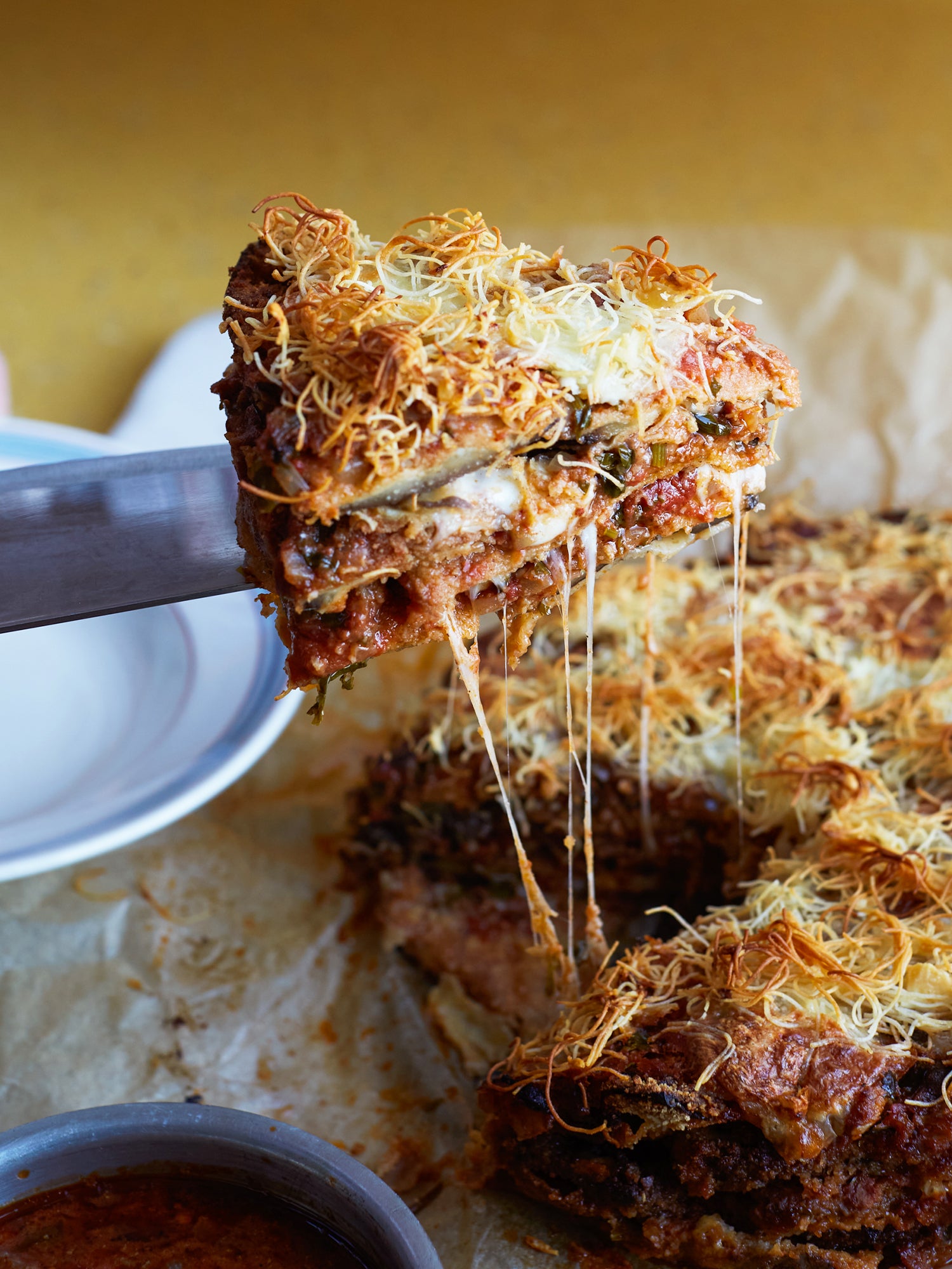 Parmigiana Pie with Tomato Sauce by Ottolenghi