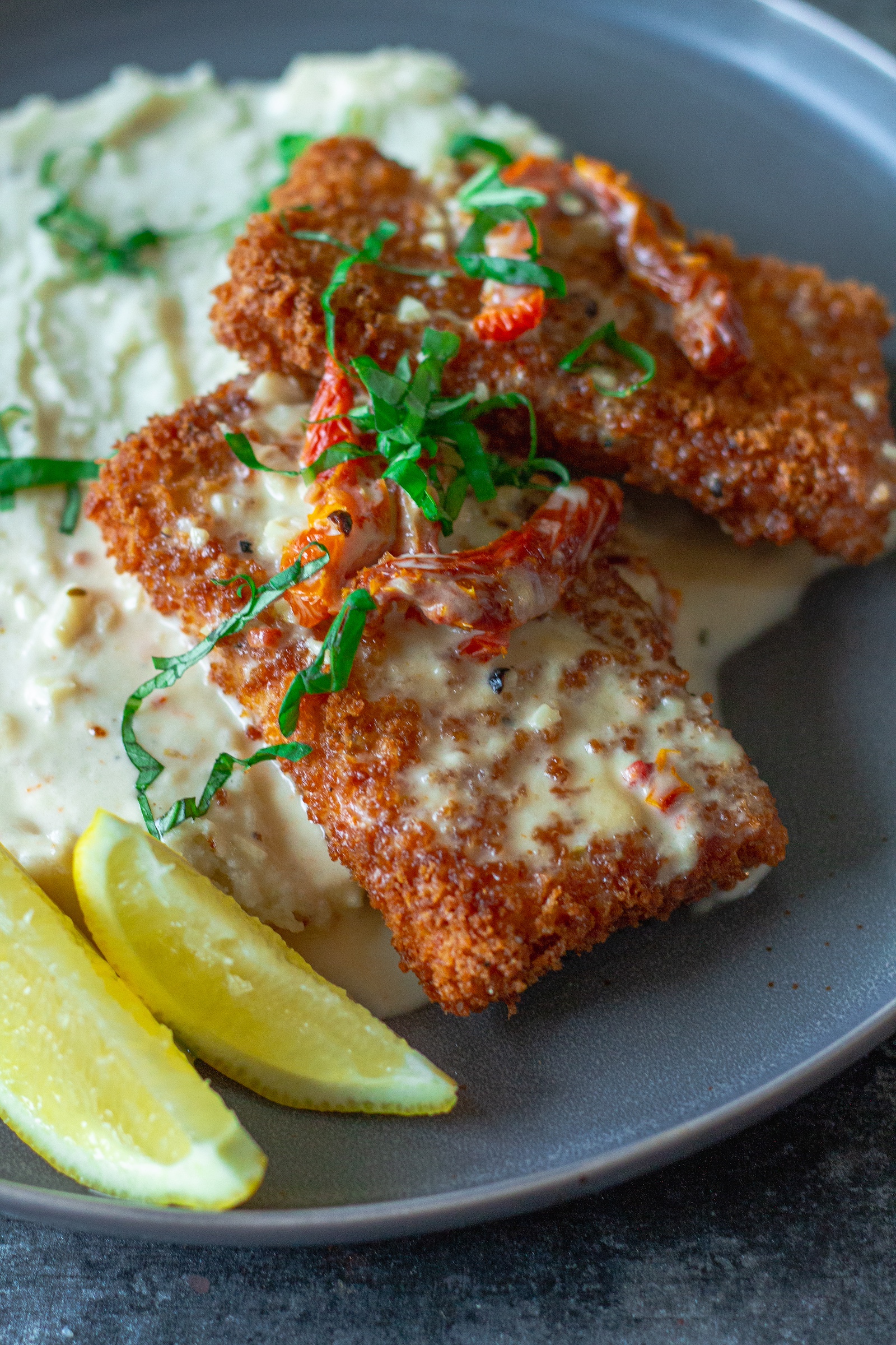 Parmesan Crusted Tofu by Eat Figs Not Pigs