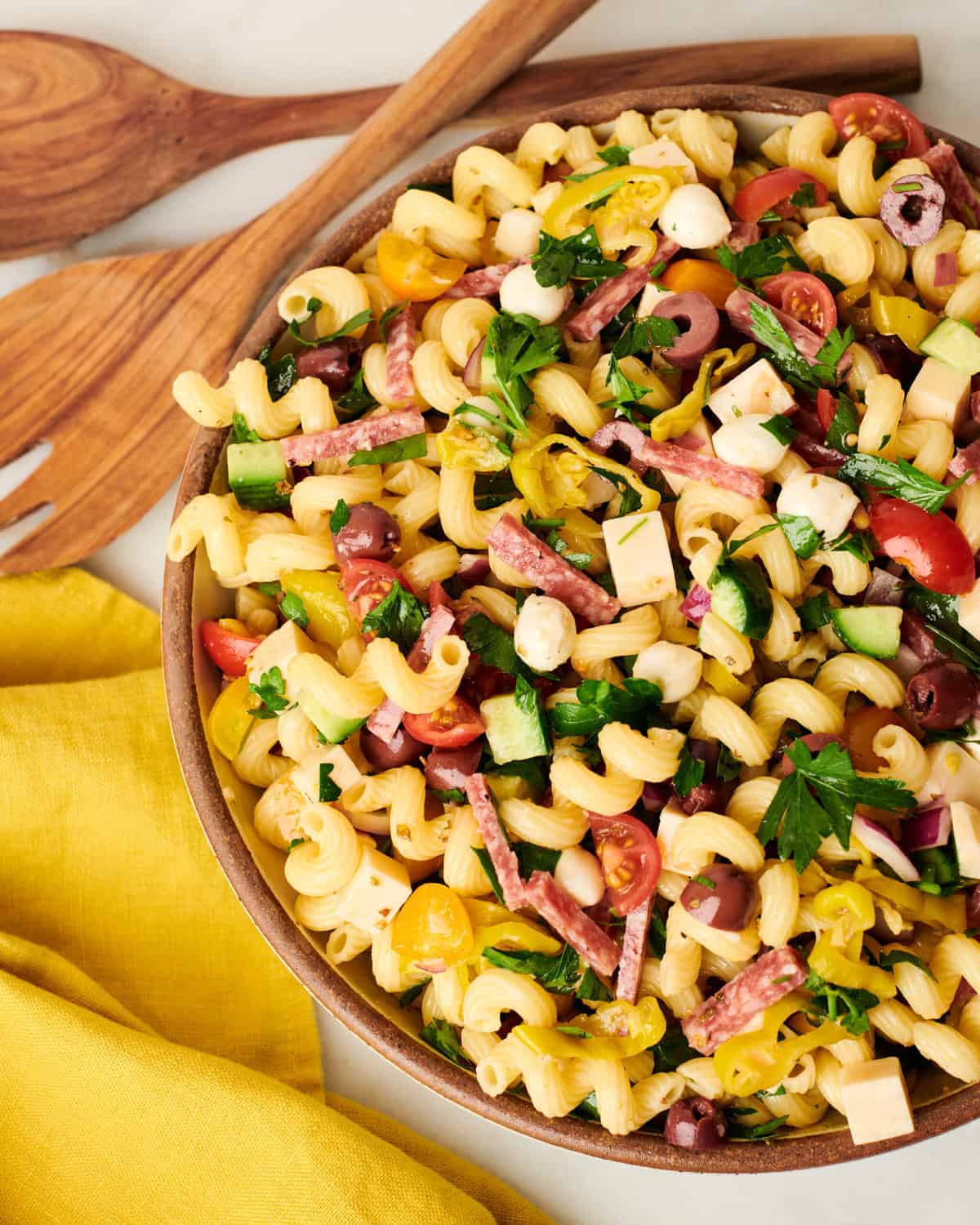 Italian Pasta Salad by A Cozy Kitchen