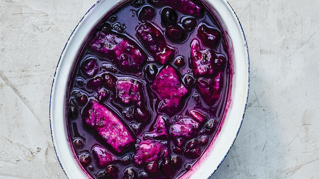 Grape Dumplings by Epicurious