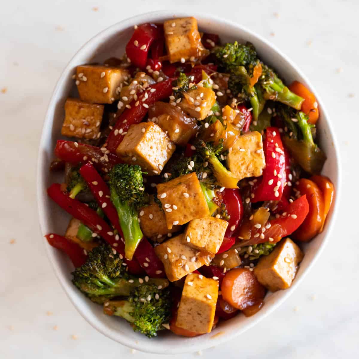 Easy 20-Minute Tofu Stir Fry by Simple Vegan Blog