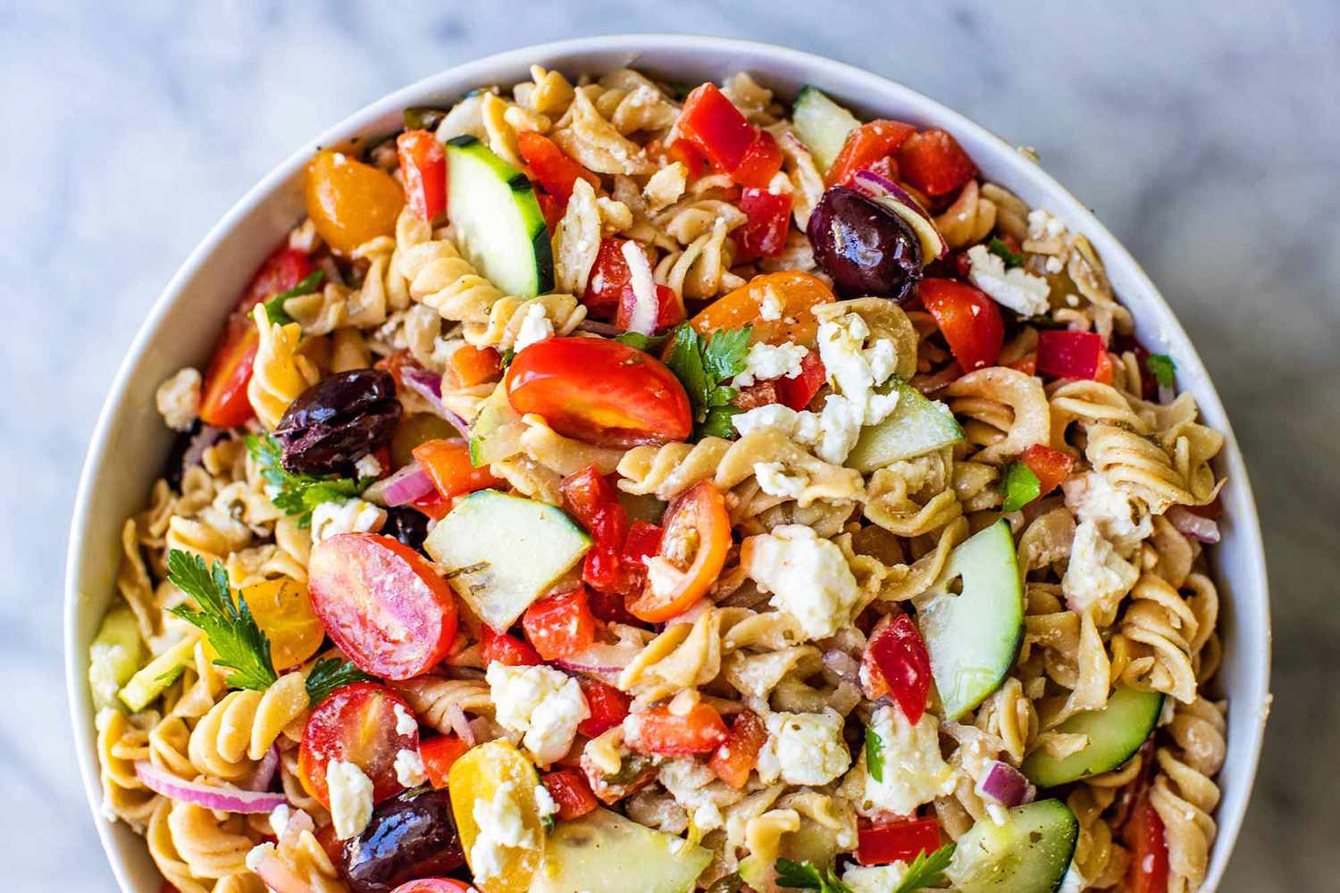 Greek Pasta Salad by Simply Recipes