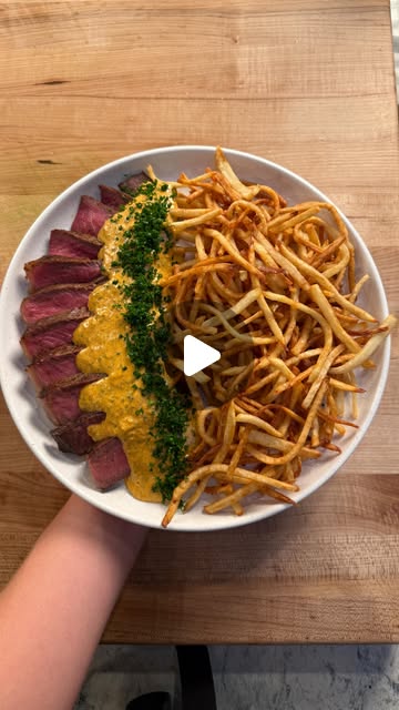 Steak Frites with Cowboy Butter by Kian Hiatt