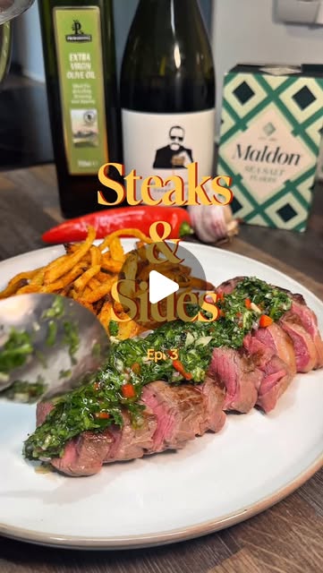 Steak Frites with Chimichurri by Takingmeals
