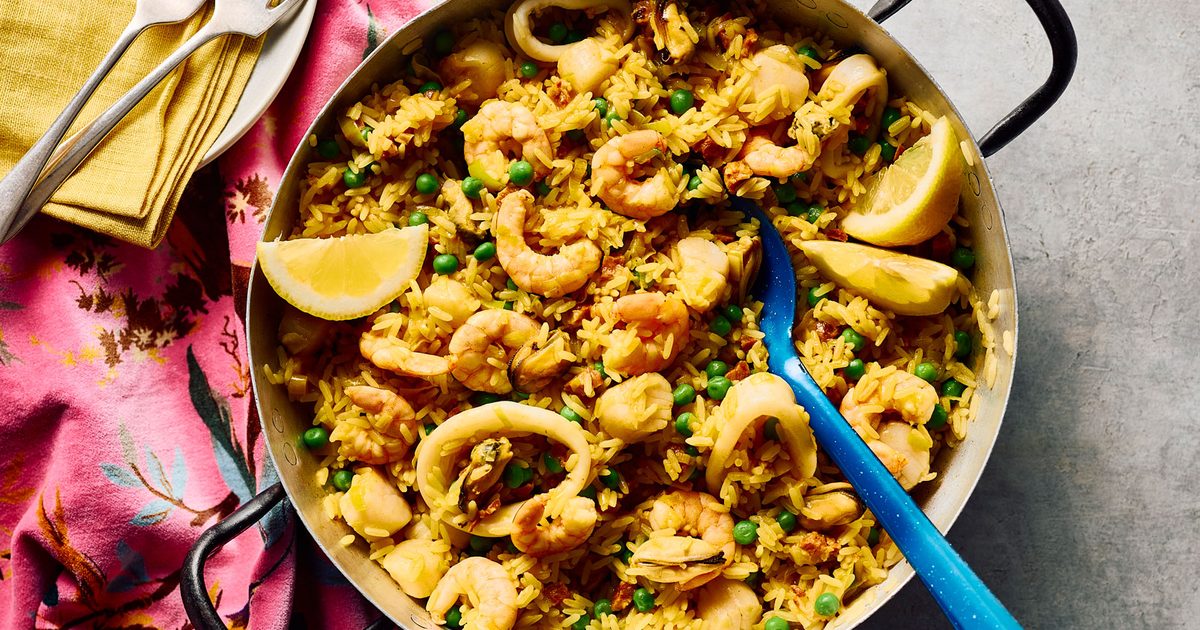 Easiest Ever Seafood Rice by Good Food