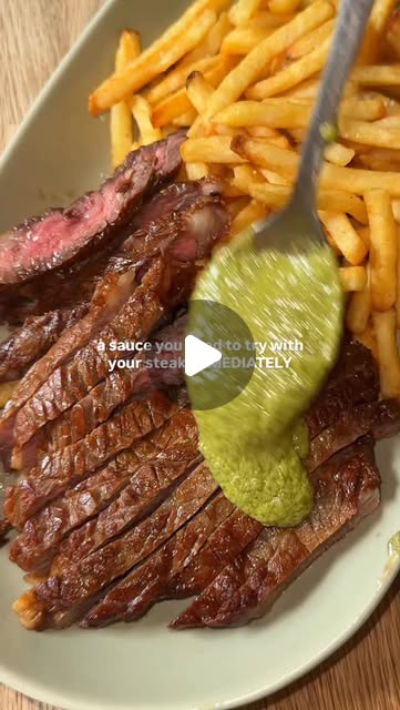 Punchy Herby Sauce Verte for Steak by Jasmin Weston