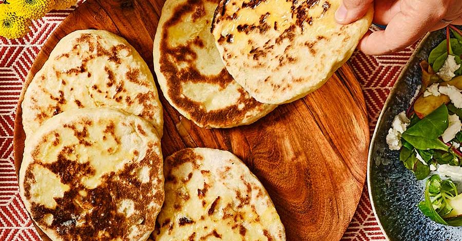 Flatbreads with Garlic Butter by Good Food