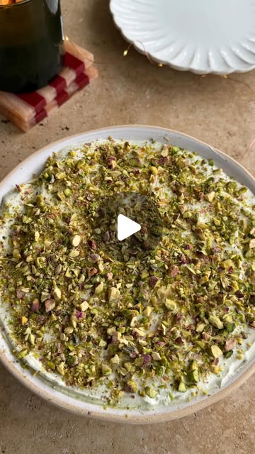 Matcha Pistachio No-Bake Tiramisu by Welleasy