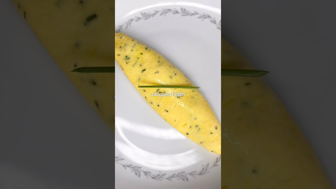 Classic French Omelette with Chives by Ben Maxwell