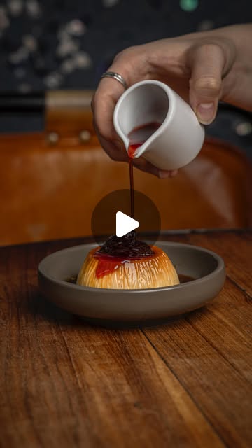 Vegan Crème Caramel with Port-Soaked Prunes by Fallow