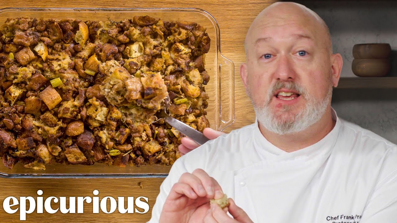 Classic Thanksgiving Sausage and Herb Stuffing by Epicurious