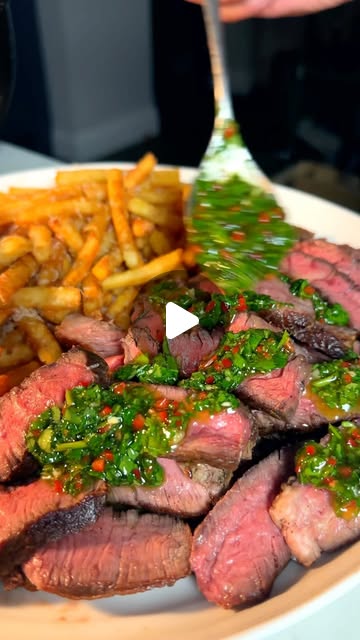 Date Night Steak Frites with Chimichurri by Sam Way
