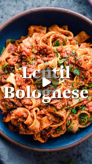 Pantry Friendly Red Lentil Bolognese by Nisha Vora Vegan Recipes