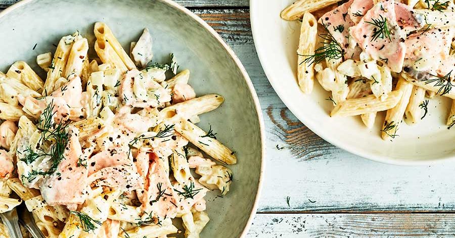 Creamy Salmon Pasta by Good Food