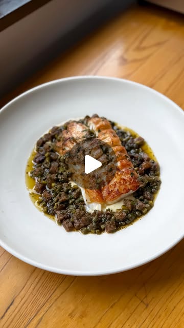 Cod Grenobloise with Lemon Butter Sauce by Adam Byatt