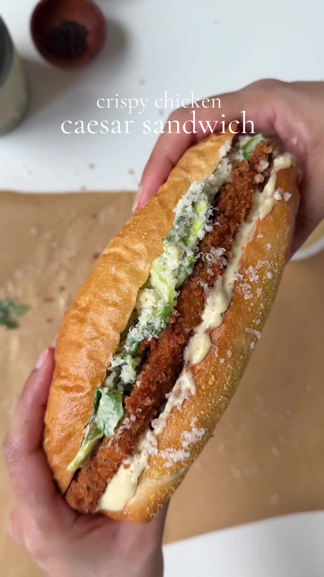 Crispy Chicken Caesar Sandwich by Iramsfoodstory