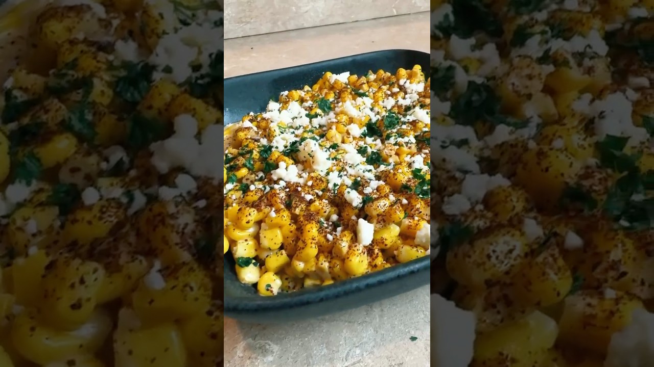 Easy Mexican Street Corn with Canned Corn by Powerhouseplates
