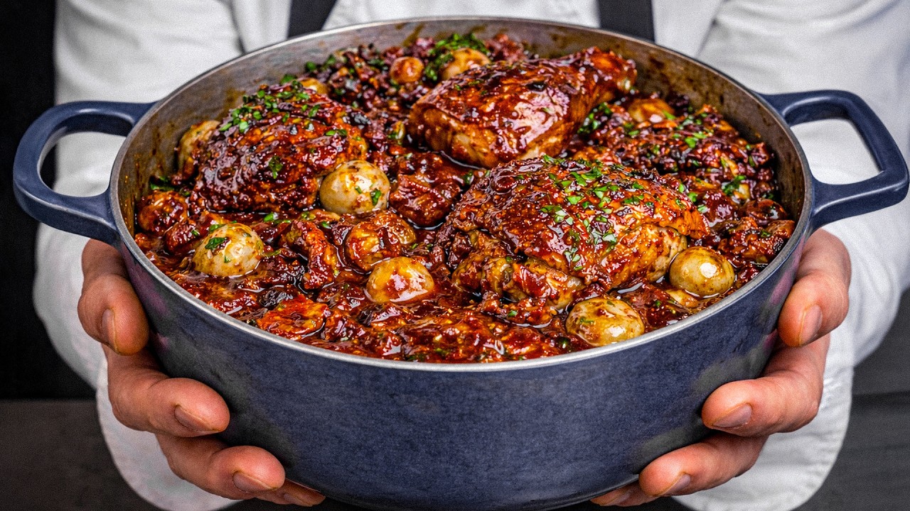 Michelin Coq au Vin with Chicken Liver Finish by Fallow