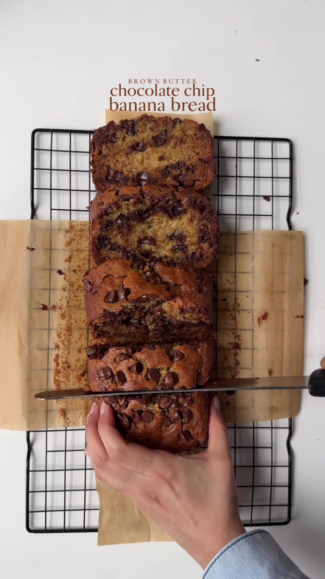 Brown Butter Chocolate Chip Banana Bread by Iramsfoodstory