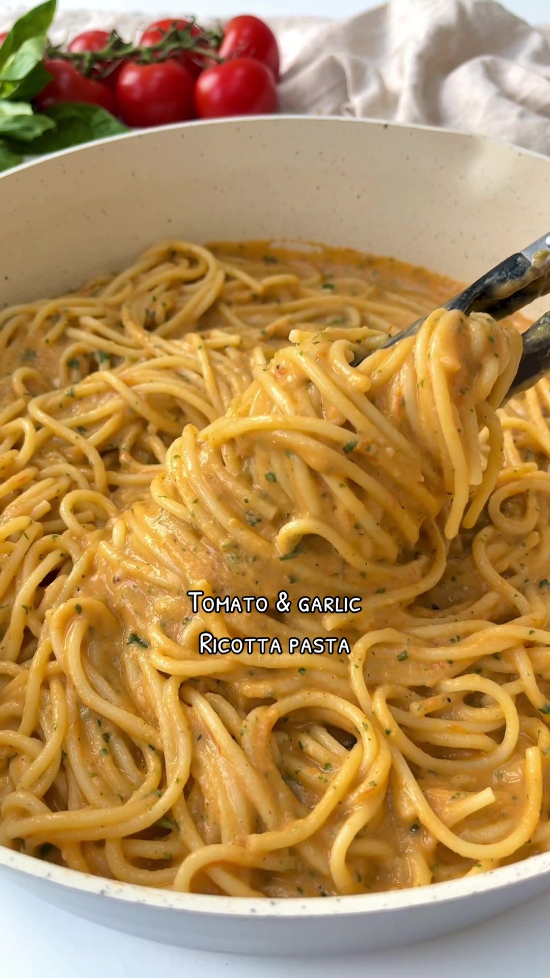 Roasted Tomato & Garlic Ricotta Pasta by Magda Good Food Discoveries