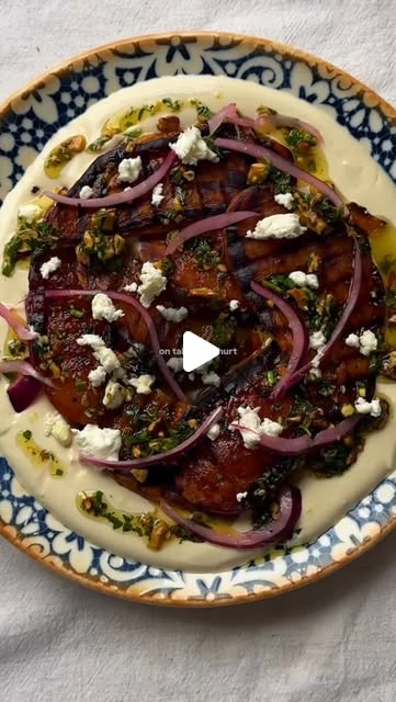 Sweet Potato, Tahini Yoghurt + Gremolata by Alfiecooks
