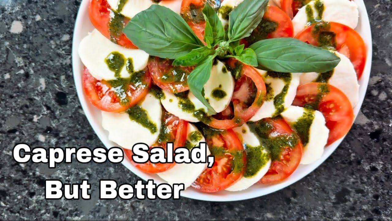 The Better Caprese Salad with Basil Oil by Foodallitaliana