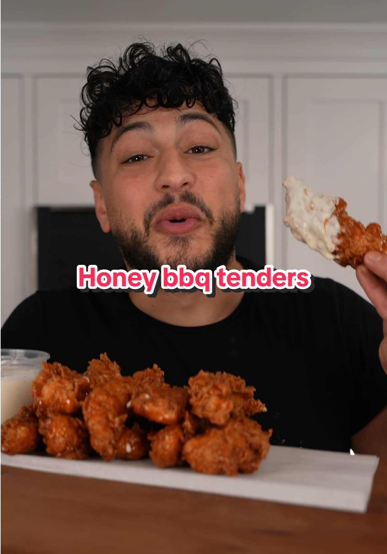 Crispy Honey BBQ Chicken Tenders by The Golden Balance