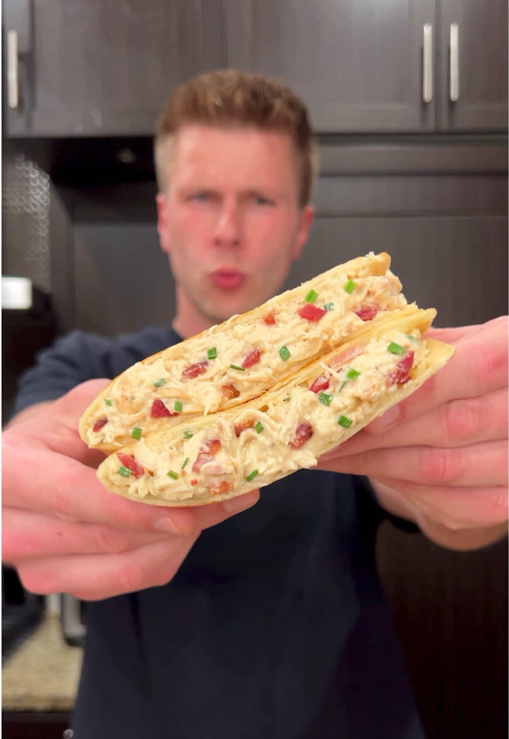 High Protein Chicken Bacon Ranch Quesadillas by Nikita Fair