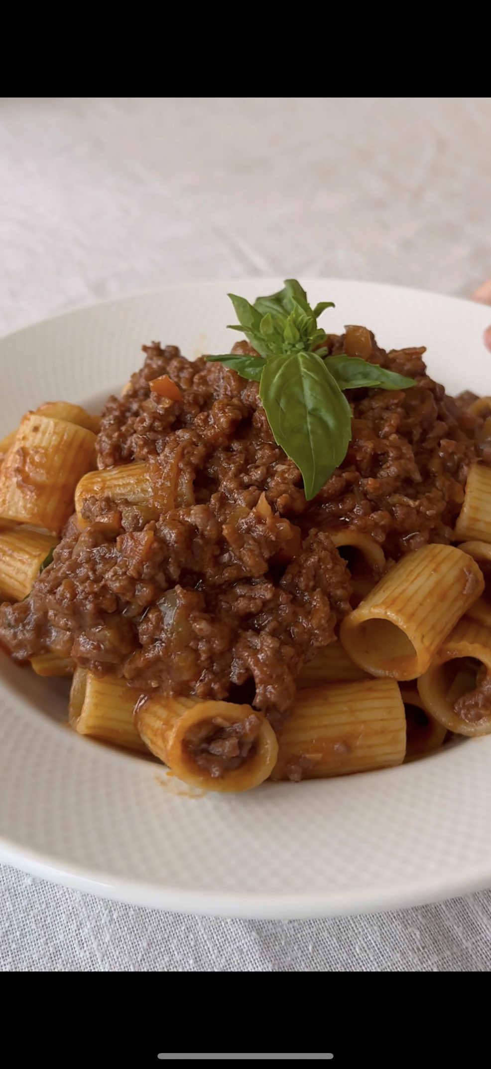 Classic Bolognese with Burrata by Jack Munn