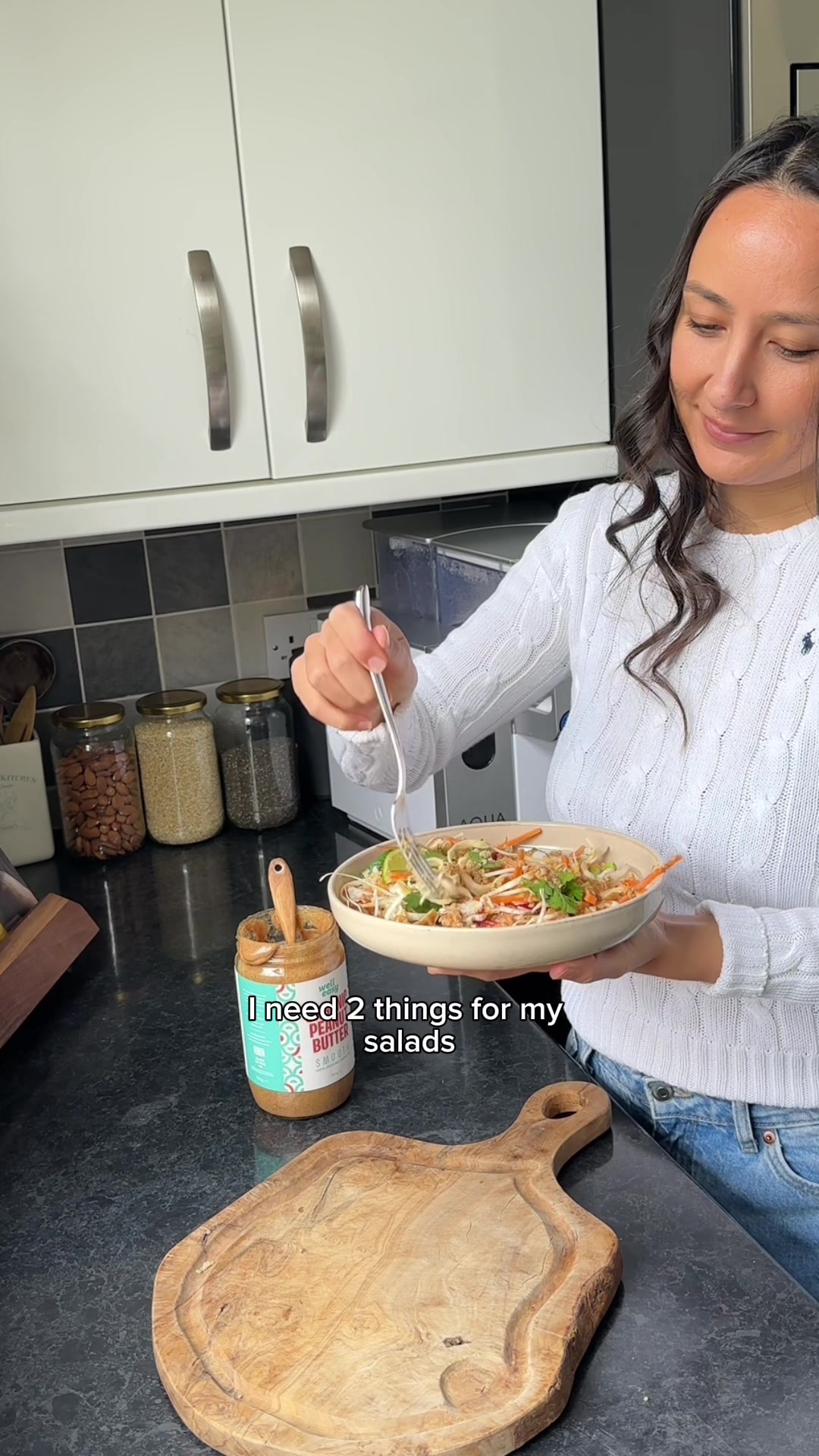 Peanut Quinoa Slaw Salad by Welleasy