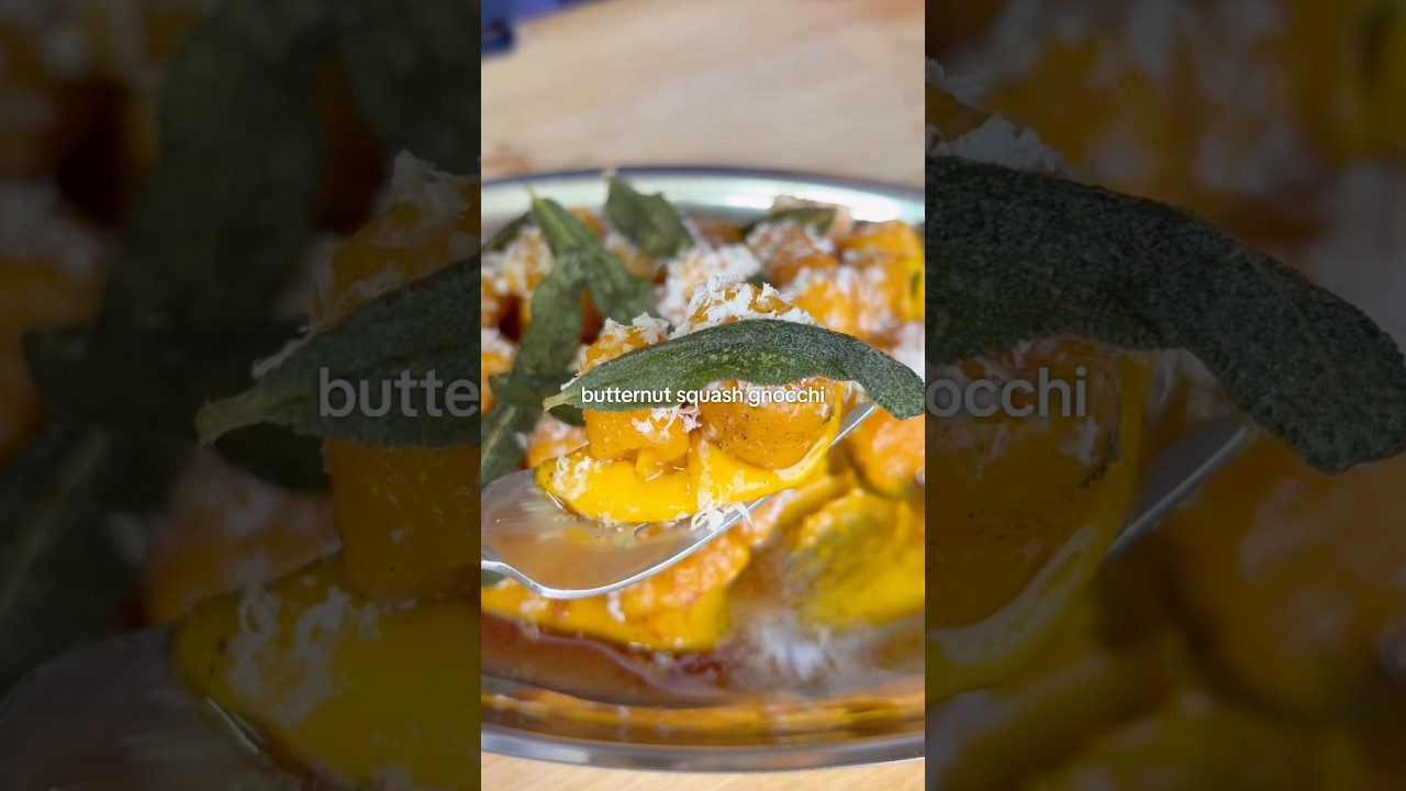 Butternut Squash Gnocchi with Brown Butter Sage by Ben Maxwell