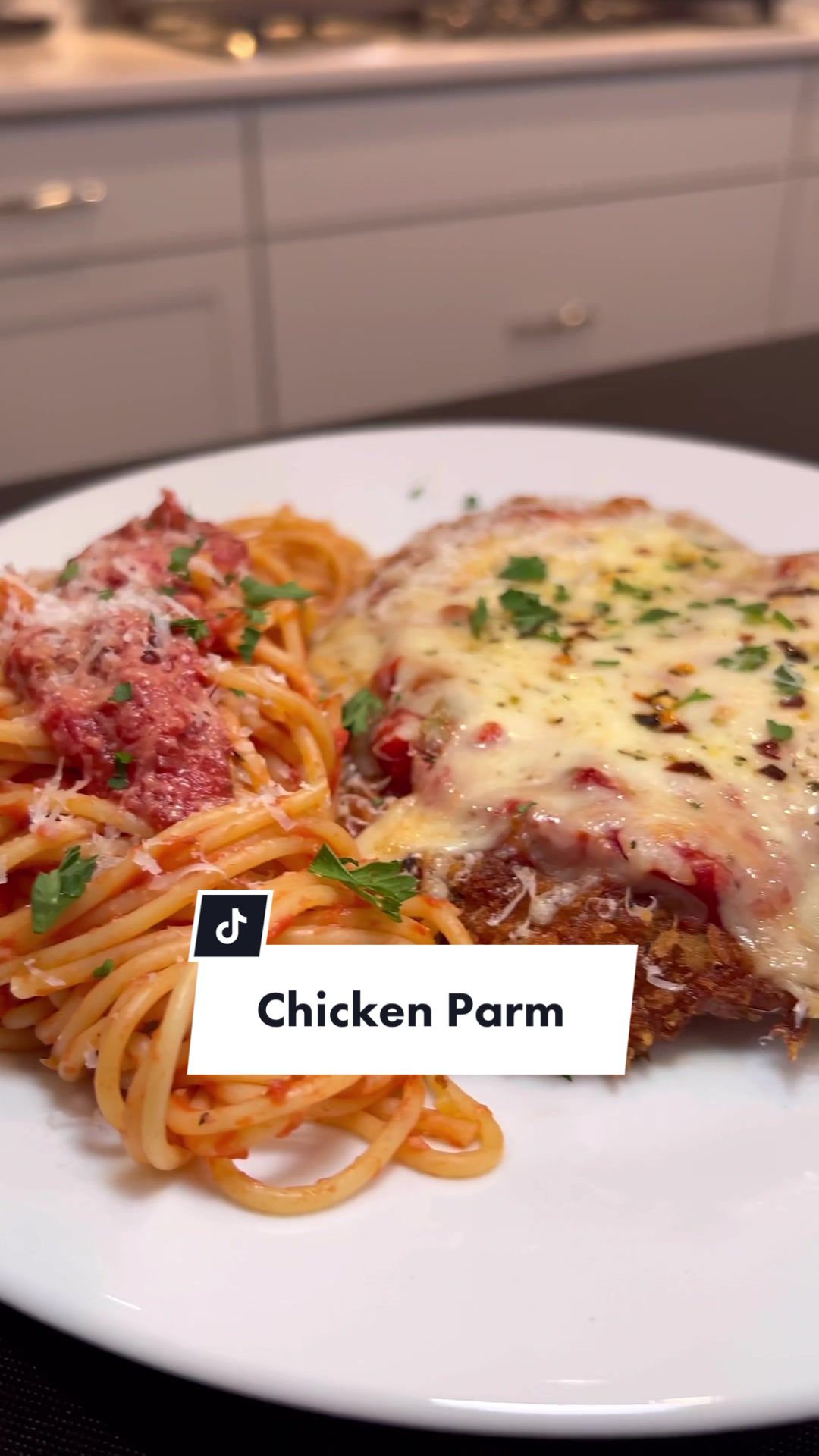 Classic Chicken Parmesan with Spaghetti by One Stop Chop