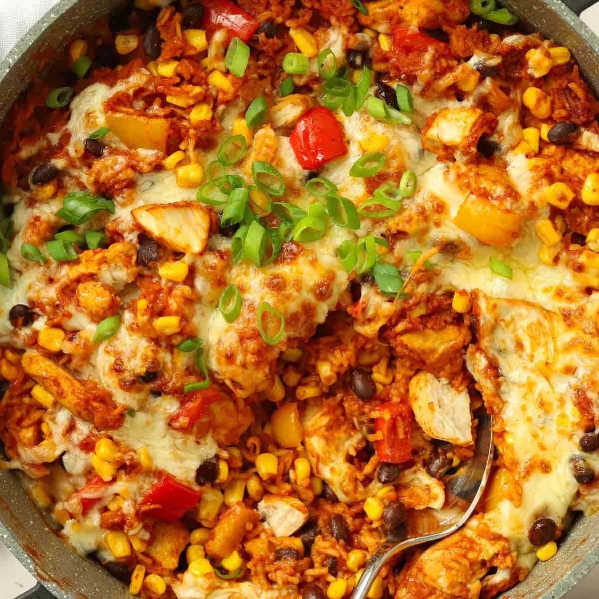 Mexican Chicken & Rice {One Pot} by Taming Twins