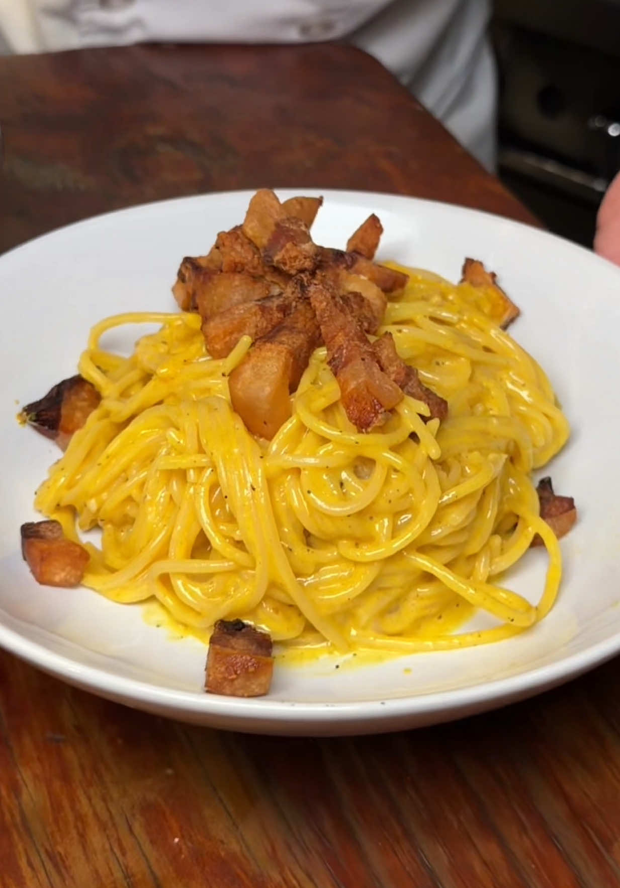 Authentic Spaghetti Carbonara No Cream by Borti Pasta Bar