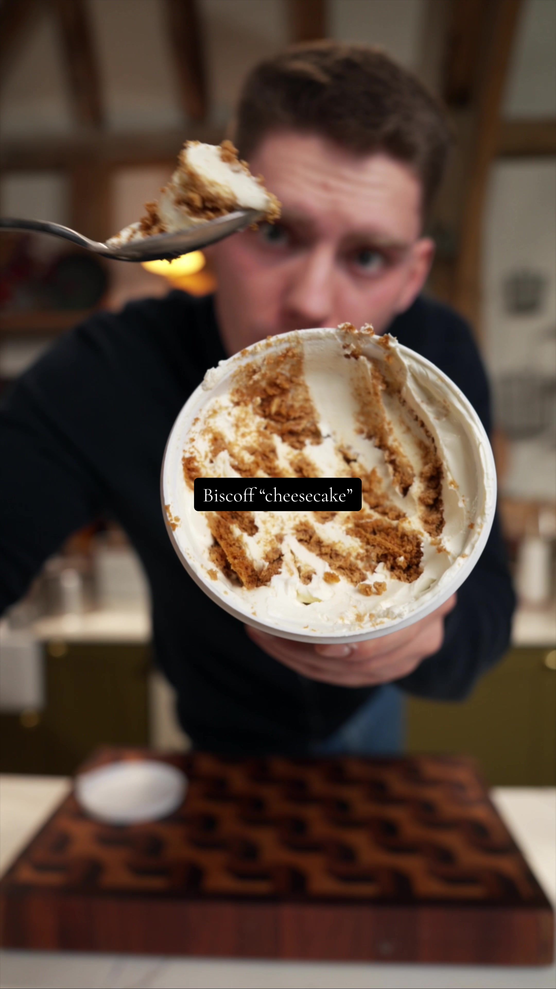 Biscoff No-Bake Yogurt Cheesecake by Tyler Butt Nutrition Home Cooking