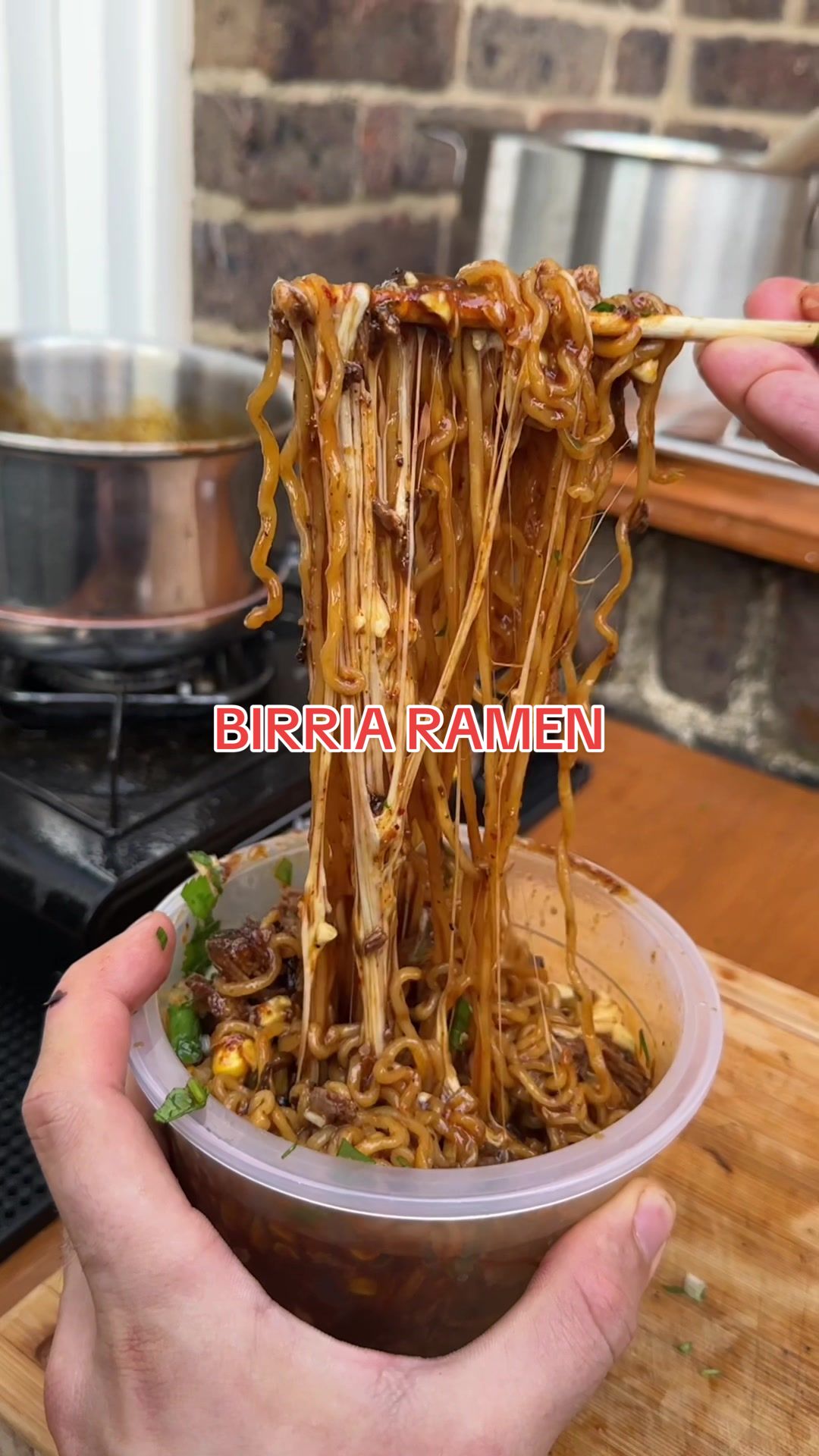 Fiery Birria Beef Ramen by Letsmunch
