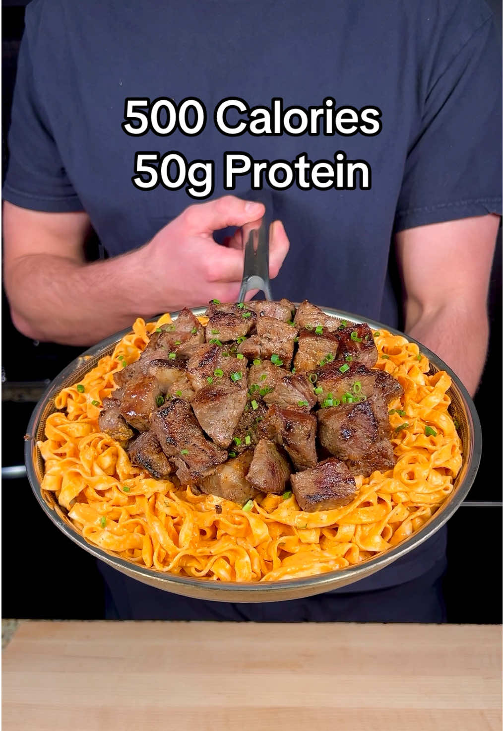 High-Protein Chipotle Steak Alfredo by Nikita Fair