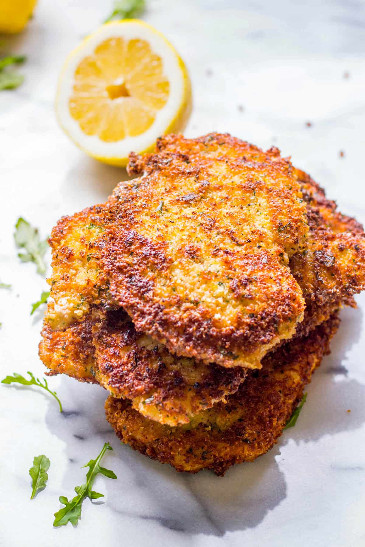 Crispy Italian Breaded Chicken Cutlets by Coley Cooks