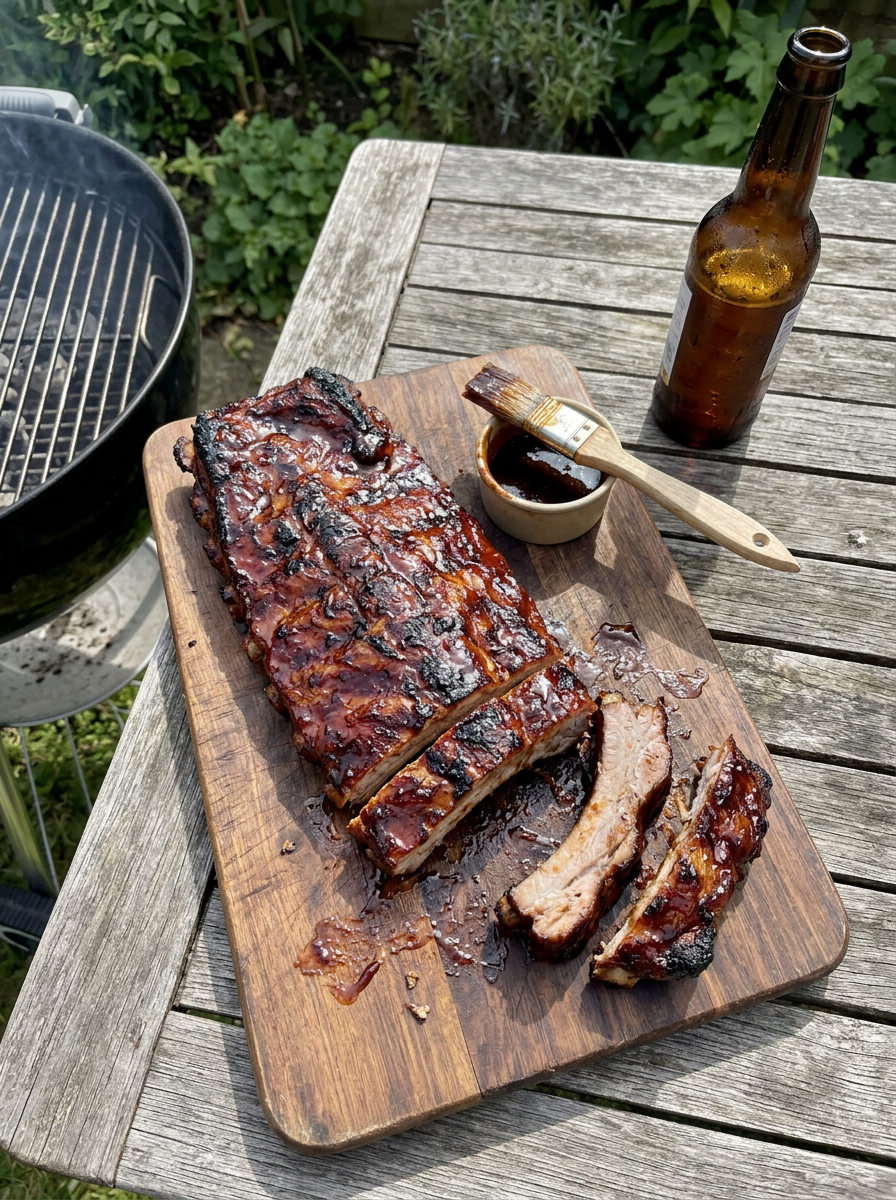 Sticky Bourbon Ribs Worth the Napkins by Maxy69838