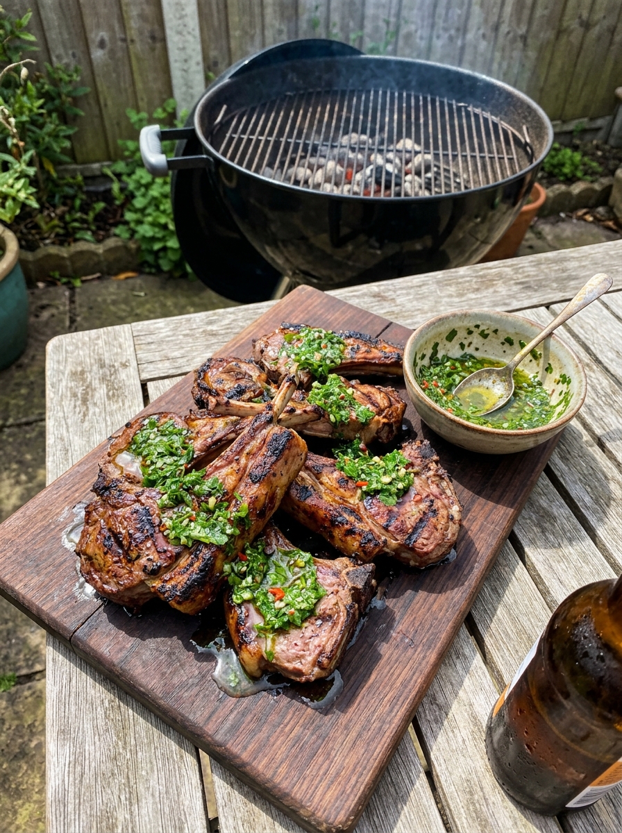 Lamb Chops With Chimichurri, On the Table in 20 by Maxy69838