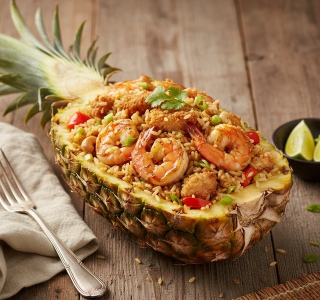 Pineapple Fried Rice Bowl by Toptiercook