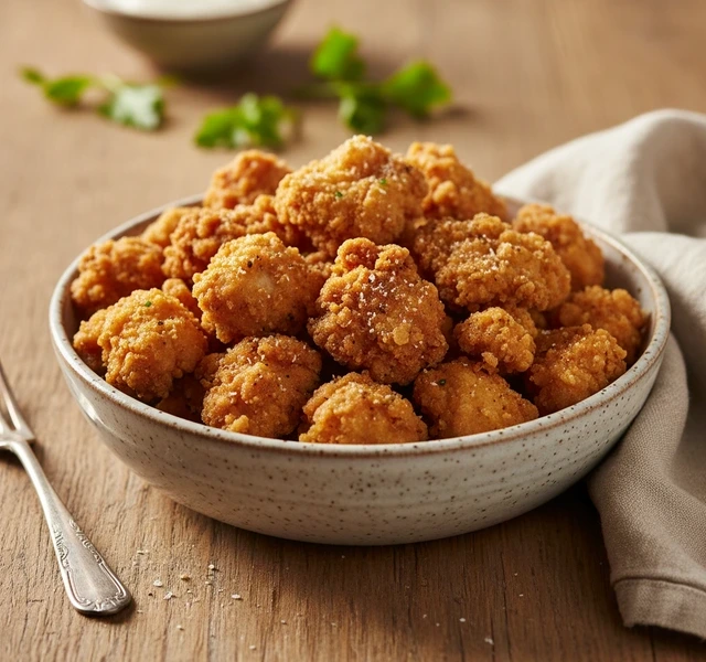 Crispy Chicken Popcorn by Mygourmetstory