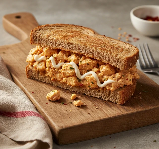 Spicy Paneer Mayo Sandwich by Sandy Talkies