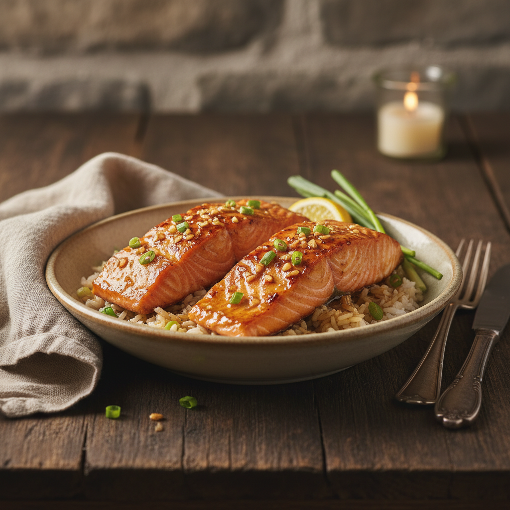 15-Minute Honey Garlic Salmon by Maxy69838