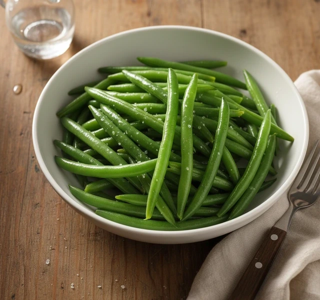 Miznon-Style Blanched Green Beans by Madelinethekitchen