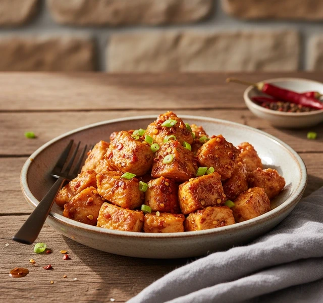 Low-Calorie Sichuan Peppercorn Chicken by Howcooktw