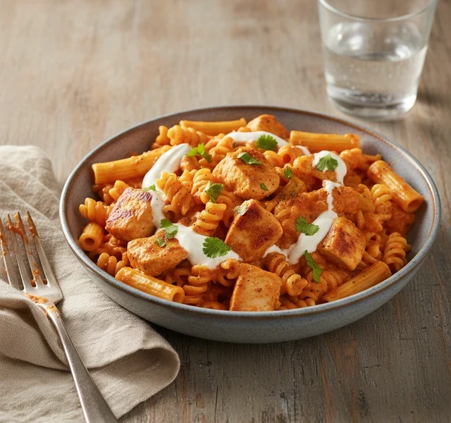 Butter Chicken Pasta by Rahul Jprakash