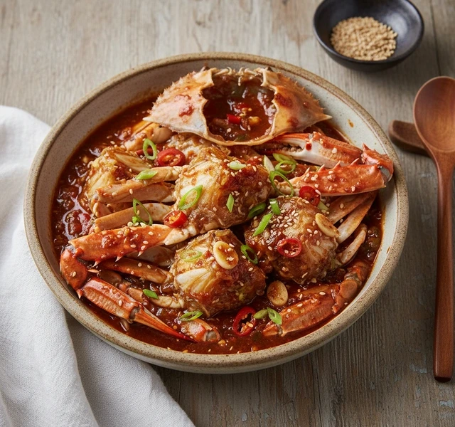 Spicy Raw Marinated Crab by Haydokim