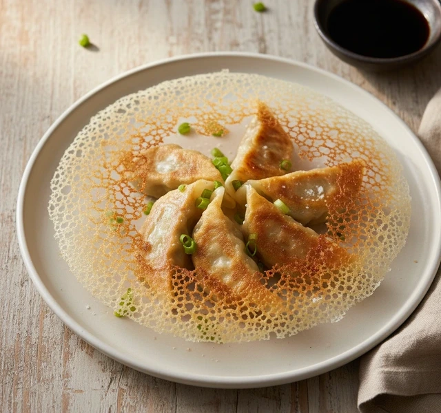 Hanetsuki Gyoza (Crispy Wing Gyoza) by Leo Hokfelt