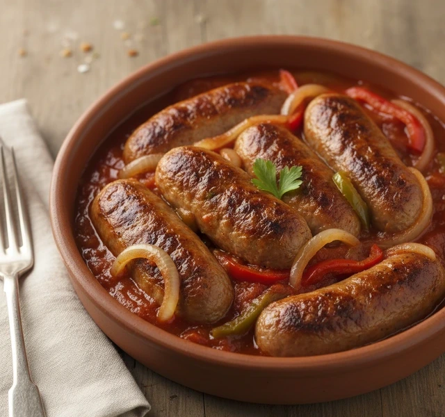 Argentinian Chorizos a la Pomarola by Renzo Frias
